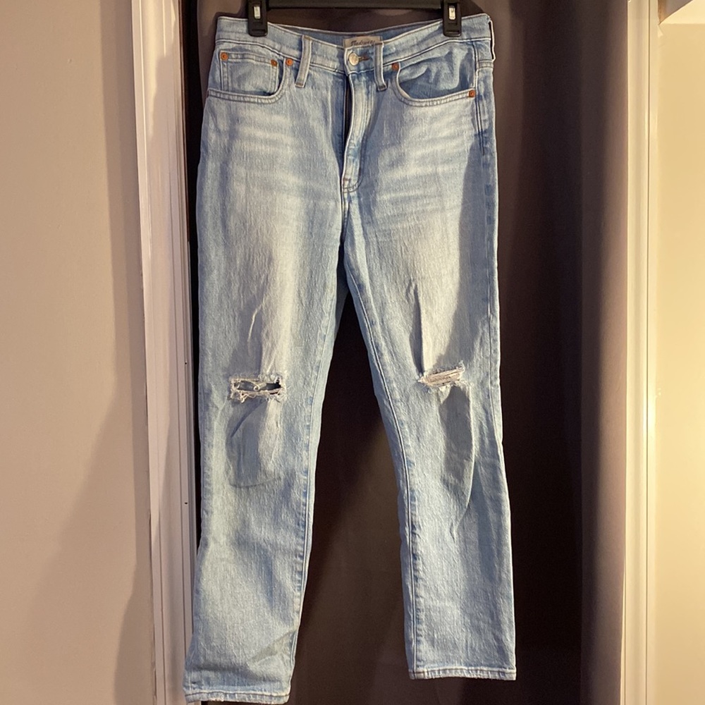 Madewell High Rise Slim Crop Boyjean